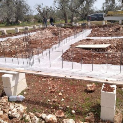 Costruttore di fondazioni edili